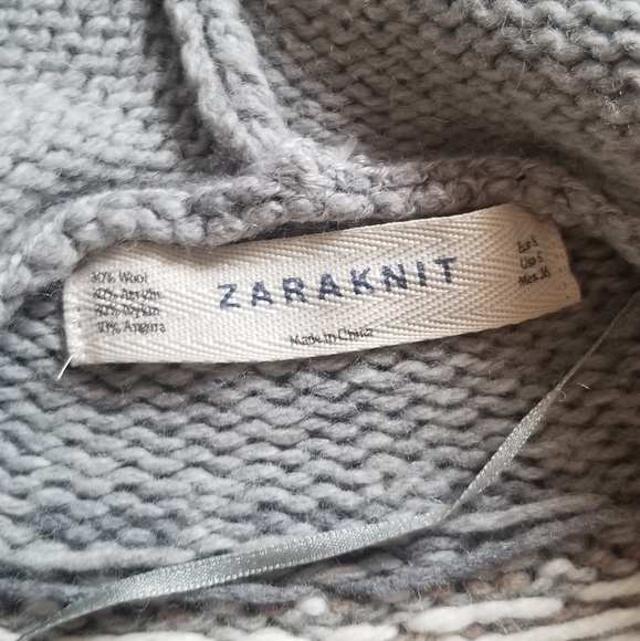 Zara Jaquard Fair Isle Cardigan ASO Hermion Granger - Picture 6 of 9